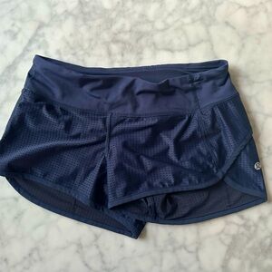 Lululemon navy running shorts